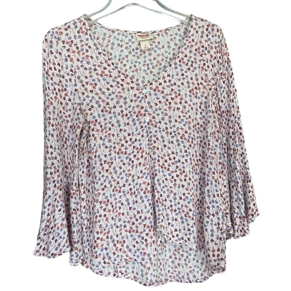 Mossimo Supply Co. Small Floral Print Top